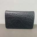 Sac à bandoulière Wallet-On-Chain en cuir noir - Chanel