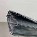 Sac à bandoulière Wallet-On-Chain en cuir noir - Chanel
