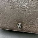 Sac à bandoulière Boy en cuir caviar marron et tweed - Chanel