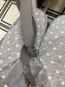 Sac à bandoulière Lady Dior Small en cuir lisse gris - Christian Dior