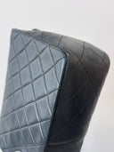 Sac à bandoulière Timeless Square en cuir lisse noir - Chanel
