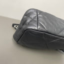 Sac à bandoulière Chanel 19 small en cuir noir - Chanel