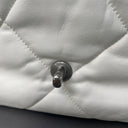 Sac à bandoulière Chanel 19 small en cuir blanc - Chanel