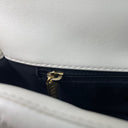 Sac à bandoulière Chanel 19 small en cuir blanc - Chanel