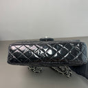 Sac à bandoulière Timeless 25CM en cuir verni noir - Chanel