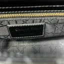 Sac à bandoulière Mini Lady Dior en cuir verni noir - Christian Dior