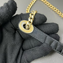 Sac à bandoulière Mini Lady Dior en cuir verni noir - Christian Dior