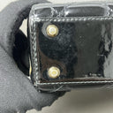 Sac à bandoulière Mini Lady Dior en cuir verni noir - Christian Dior