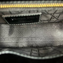 Sac à bandoulière Mini Lady Dior en cuir verni noir - Christian Dior