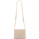 Sac à bandoulière Triomphe en cuir ivoire - Celine