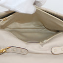 Sac à bandoulière Triomphe en cuir ivoire - Celine
