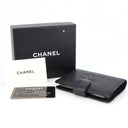 Porte-monnaie en cuir caviar noir - Chanel