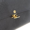 Portefeuille long en cuir caviar noir - Chanel