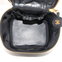 Sac à main Vanity en cuir caviar noir - Chanel