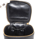 Sac à main Vanity en cuir caviar noir - Chanel