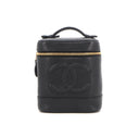 Sac à main Vanity en cuir caviar noir - Chanel