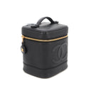 Sac à main Vanity en cuir caviar noir - Chanel