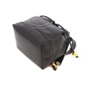 Sac à bandoulière seau Coco Mark en cuir lisse marron - Chanel