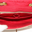 Sac à épaule Mademoiselle vintage en tissu beige - Chanel