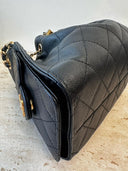 Sac à épaule Mini Sac Chanel 25 en cuir caviar noir - Chanel