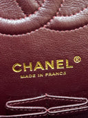 Sac à bandoulière Timeless 25 en cuir lisse noir - Chanel