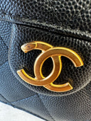 Sac à épaule Mini Sac Chanel 25 en cuir caviar noir - Chanel