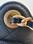 Sac à épaule Mini Sac Chanel 25 en cuir caviar noir - Chanel