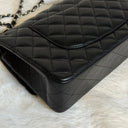 Sac à bandoulière Timeless 25 en cuir lisse noir - Chanel
