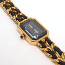 Montre Première Chanel en Quartz plaqué or et cuir taille M - Chanel
