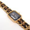 Montre Première Chanel en Quartz plaqué or et cuir taille M - Chanel
