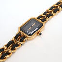 Montre Première Chanel en Quartz plaqué or et cuir taille M - Chanel
