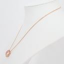 Collier Pop H grand modèle en email rose - Hermès