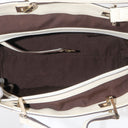 Sac à épaule Gucci Vintage en toile et cuir - Gucci