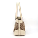 Sac à épaule Gucci Vintage en toile et cuir - Gucci