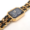 Montre Première Chanel en Quartz plaqué or et cuir taille L - Chanel