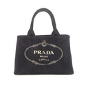 Sac à main Canapa Prada en toile noir - Prada