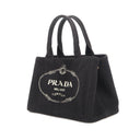 Sac à main Canapa Prada en toile noir - Prada