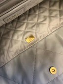 Sac à épaule Chanel 22 en cuir bleu/gris - Chanel