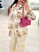 Sac à bandoulière Timeless 25 en cuir chevron rose - Chanel