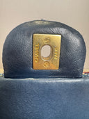 Sac à bandoulière Timeless mini en tweed bleu - Chanel