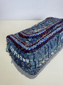 Sac à bandoulière Timeless mini en tweed bleu - Chanel