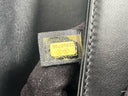 Sac à bandoulière Boy médium en cuir chevron noir - Chanel
