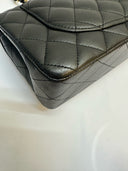 Sac à bandoulière Timeless 23CM en cuir lisse - Chanel