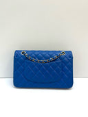 Sac à bandoulière Timeless 11.12 en cuir lisse bleu - Chanel