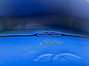 Sac à bandoulière Timeless 11.12 en cuir lisse bleu - Chanel
