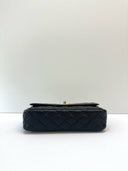 Sac à bandoulière Timeless Bicolore en cuir vert et noir - Chanel