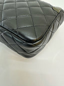 Sac à bandoulière Timeless Bicolore en cuir vert et noir - Chanel