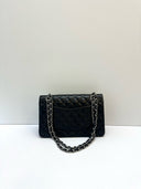 Sac à bandoulière Timeless 11.12 en cuir lisse noir - Chanel