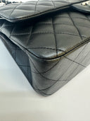 Sac à bandoulière Timeless 11.12 en cuir lisse noir - Chanel