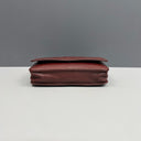 Sac à bandoulière Wallet-On-Chain en cuir caviar bordeaux - Chanel